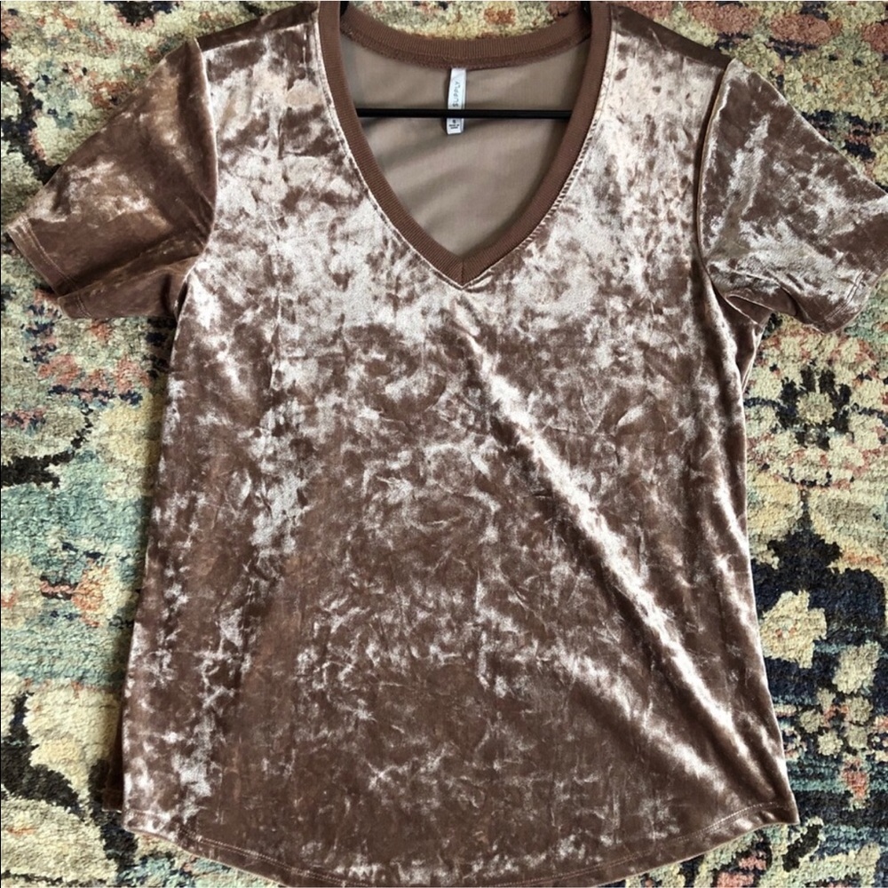 $5️⃣for$2️⃣5️⃣🍑✨Mauve Velvet V-neck by Z Supply